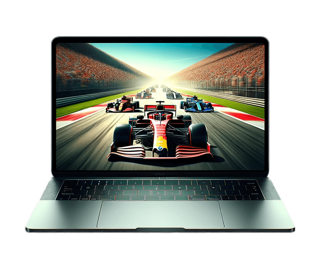 image-of-a-modern-laptop-from-a-frontal-view-with-the-screen-displaying-a-live-Formula-1-race 
